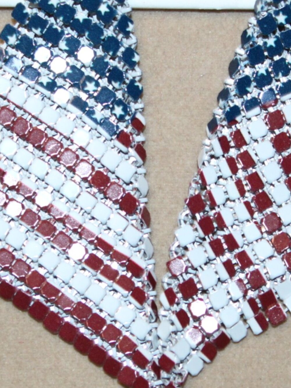 NWT Lane Brynat Flag dangle earrings. NICE! - Picture 2 of 7